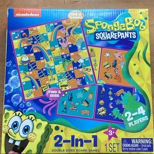 SpongeBob SquarePants Double Sided Board Game